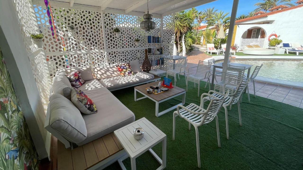 Rainbow Golf Bungalows, Gay Men-Only Resort Maspalomas  Exterior foto